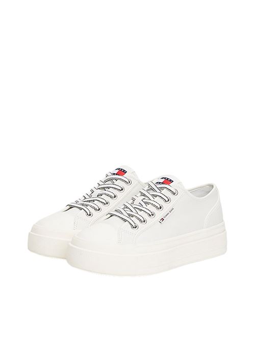 Sneaker basket retro ecru Tommy Jeans | EN0EN02714YBL